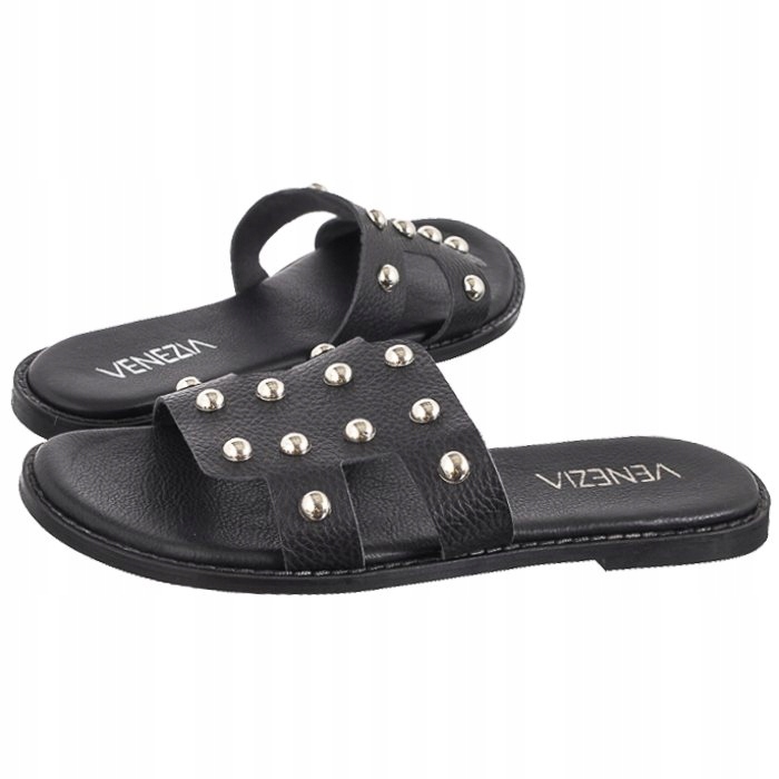 Dámské letní nazouvací boty Nazouváky Venezia černé MRZ00092 Black