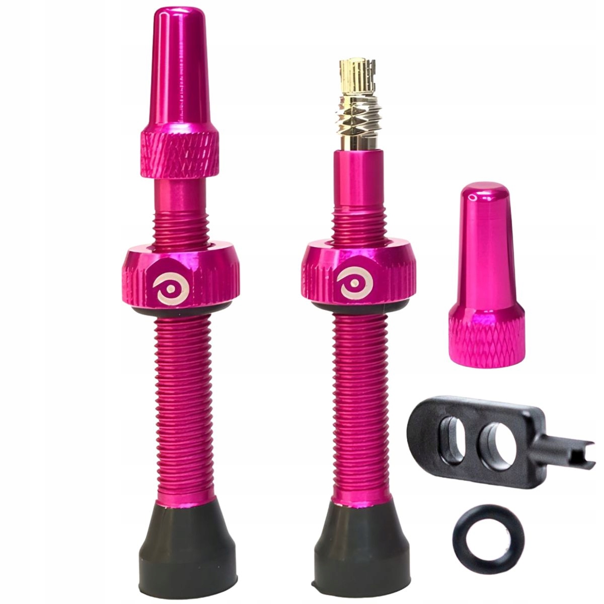 Wentyle tubeless rowerowe zawory bezdętkowe Momum Set 2 Tav Valves 44 mm