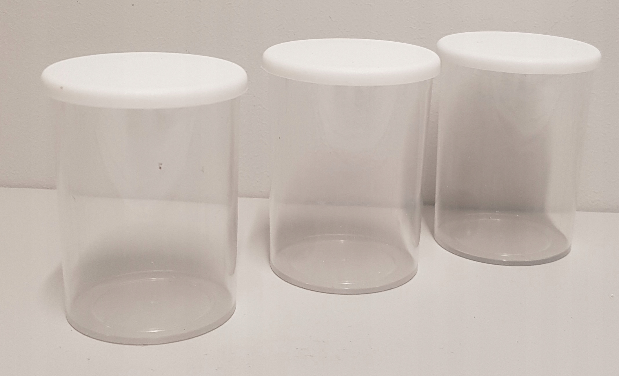 TUBA DO KAPSLI MONETY DUŻE FI 44,4 BIAŁE ZAKRYWKI