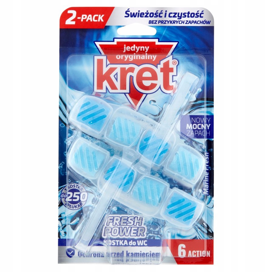 

Kret zawieszki do Wc Fresh Power Marine 2x40g