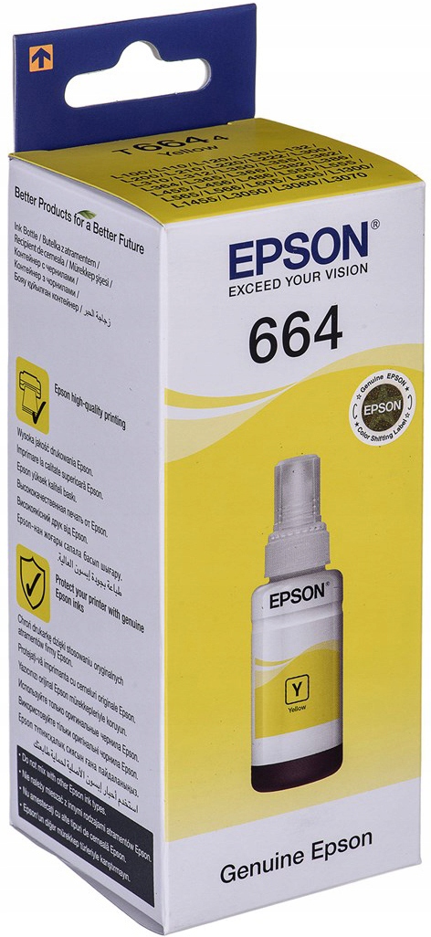 EPSON 664 4 Yellow żółty tusz 70ml C13T66444A T6644