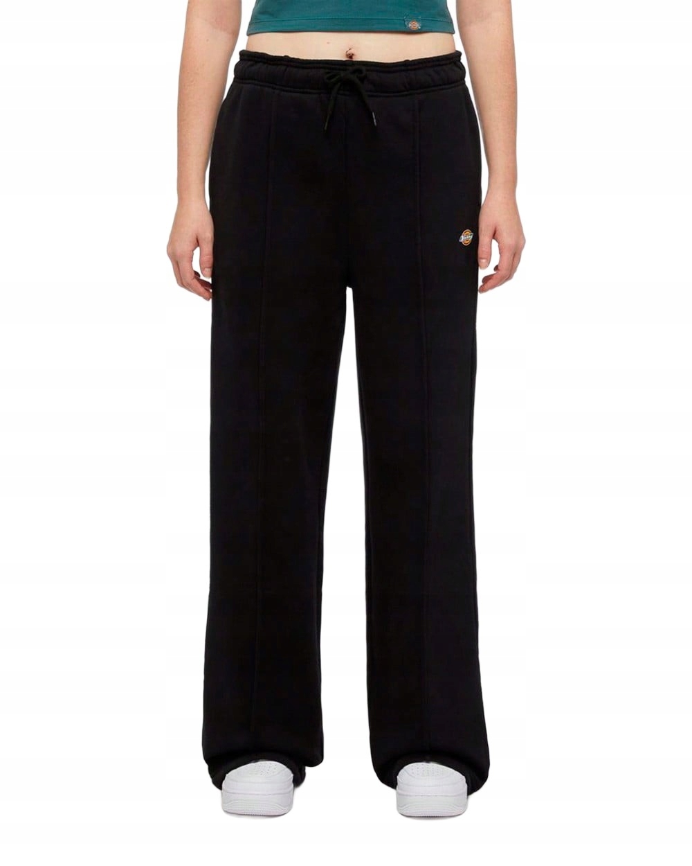 Dickies Dámské Černé Rovné Tepláky S Lampasy 1LA