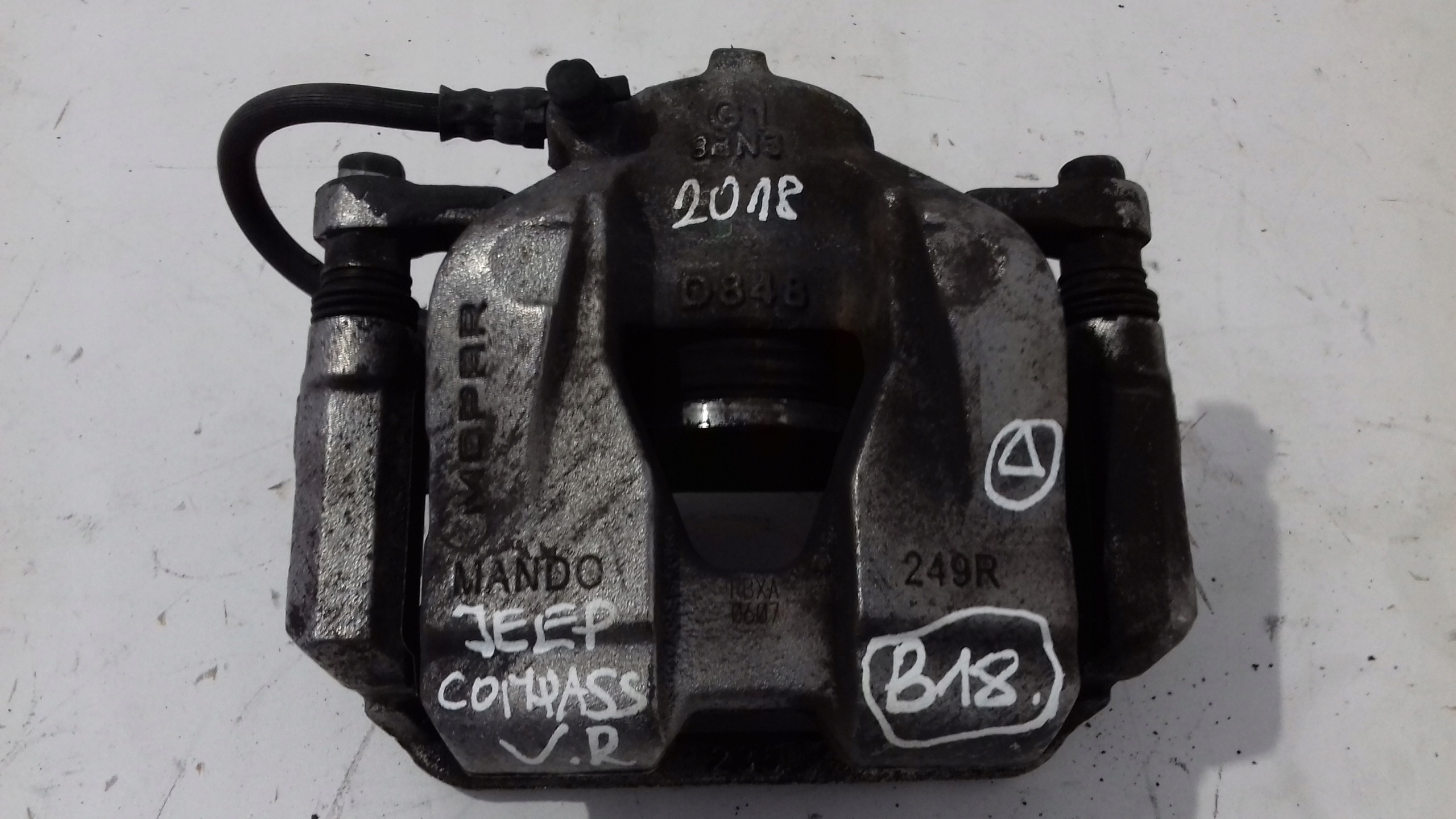 JEEP COMPASS II caliper brake right front 2016- MANDO 249R