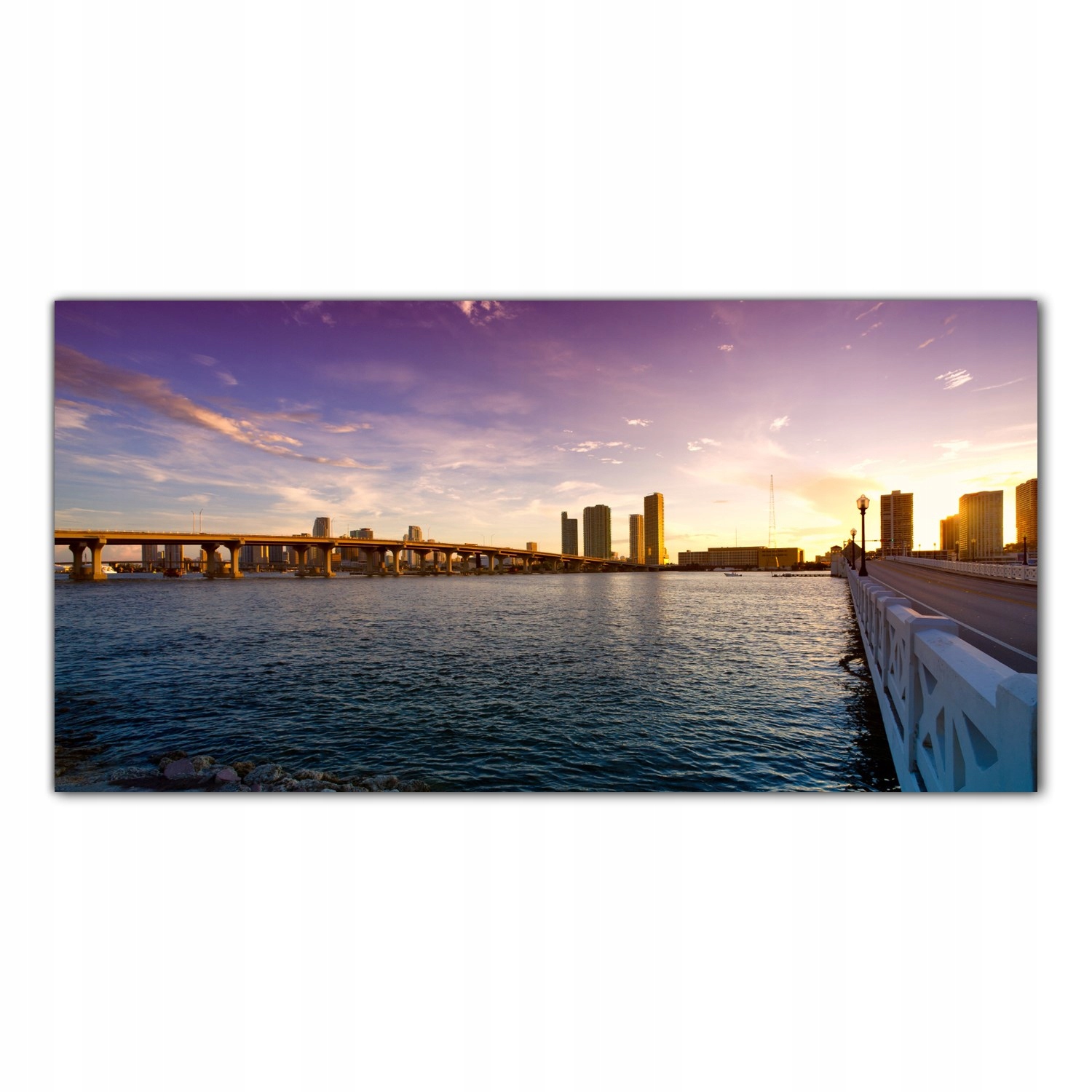 

Obraz na szkle Foto Miasto Zachód Słońca 120x60