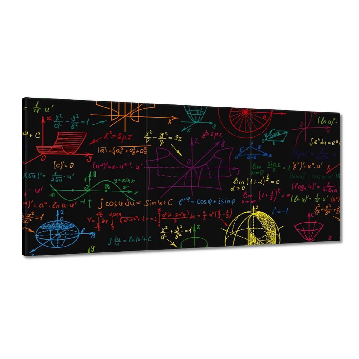 Obrazy 210x100 Farebné matematické vzory