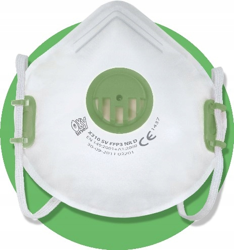 PÓŁMASKA maska przeciwpyłowa X 310 FFP3 OXYLINE P3