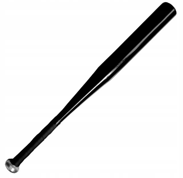 KIJ BASEBALLOWY ALUMINIOWY 34" / 86 cm CZARNY BEJSBOLOWY Pewny CHWYT