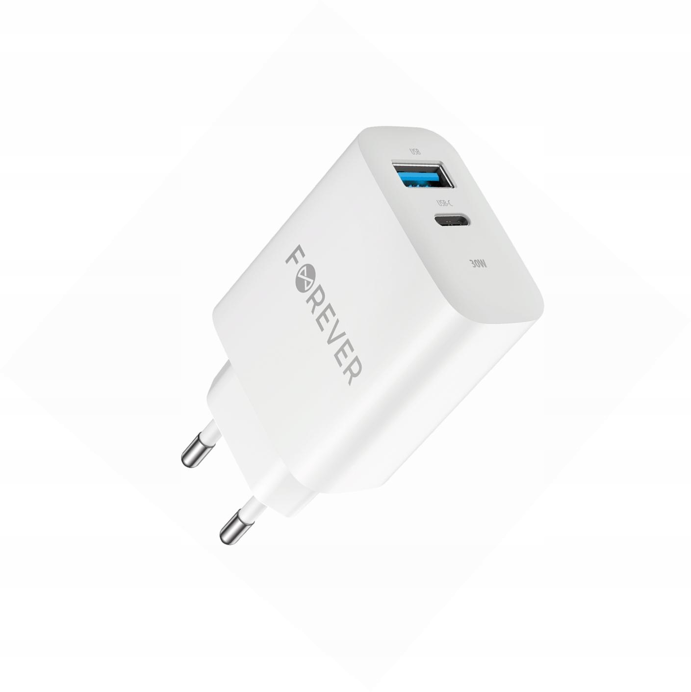 Szybka ładowarka 30W sama kostka 2 wejścia do Doogee S88 Pro