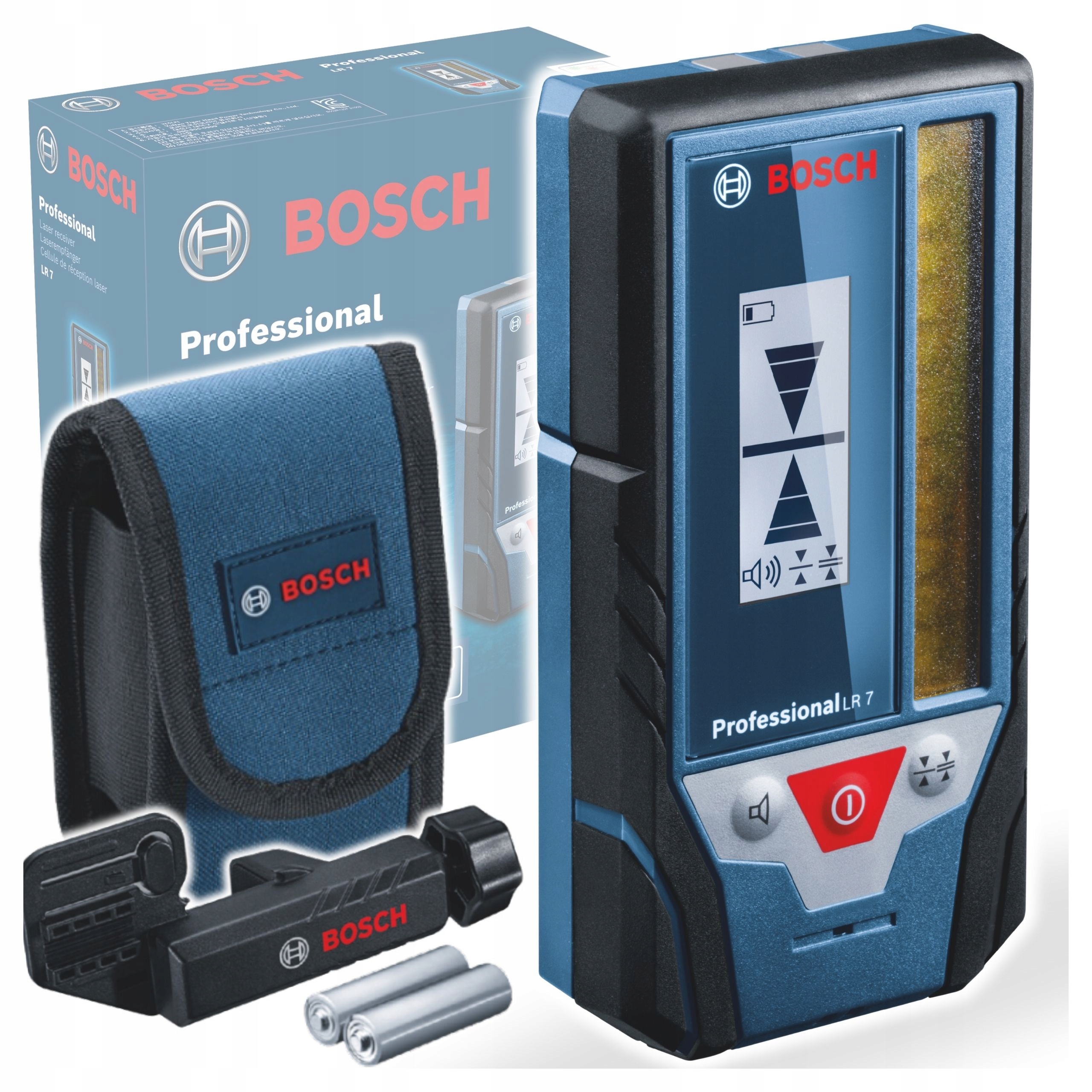Bosch Professional LR7 Odbiornik do laserów krzyżowych 50m 0601069J00
