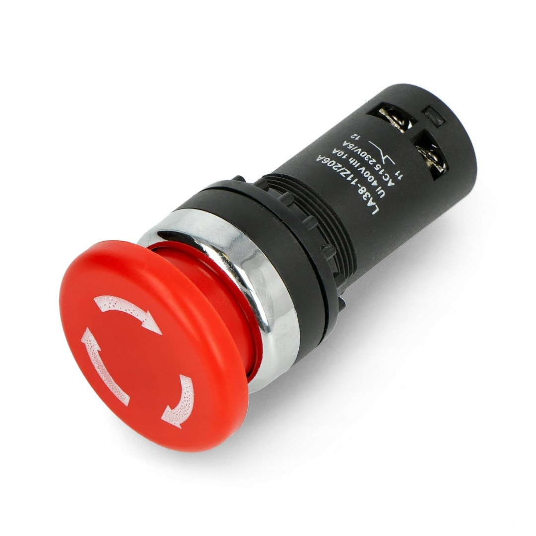 

Przełącznik bezpieczeństwa On-off grzybek 35mm