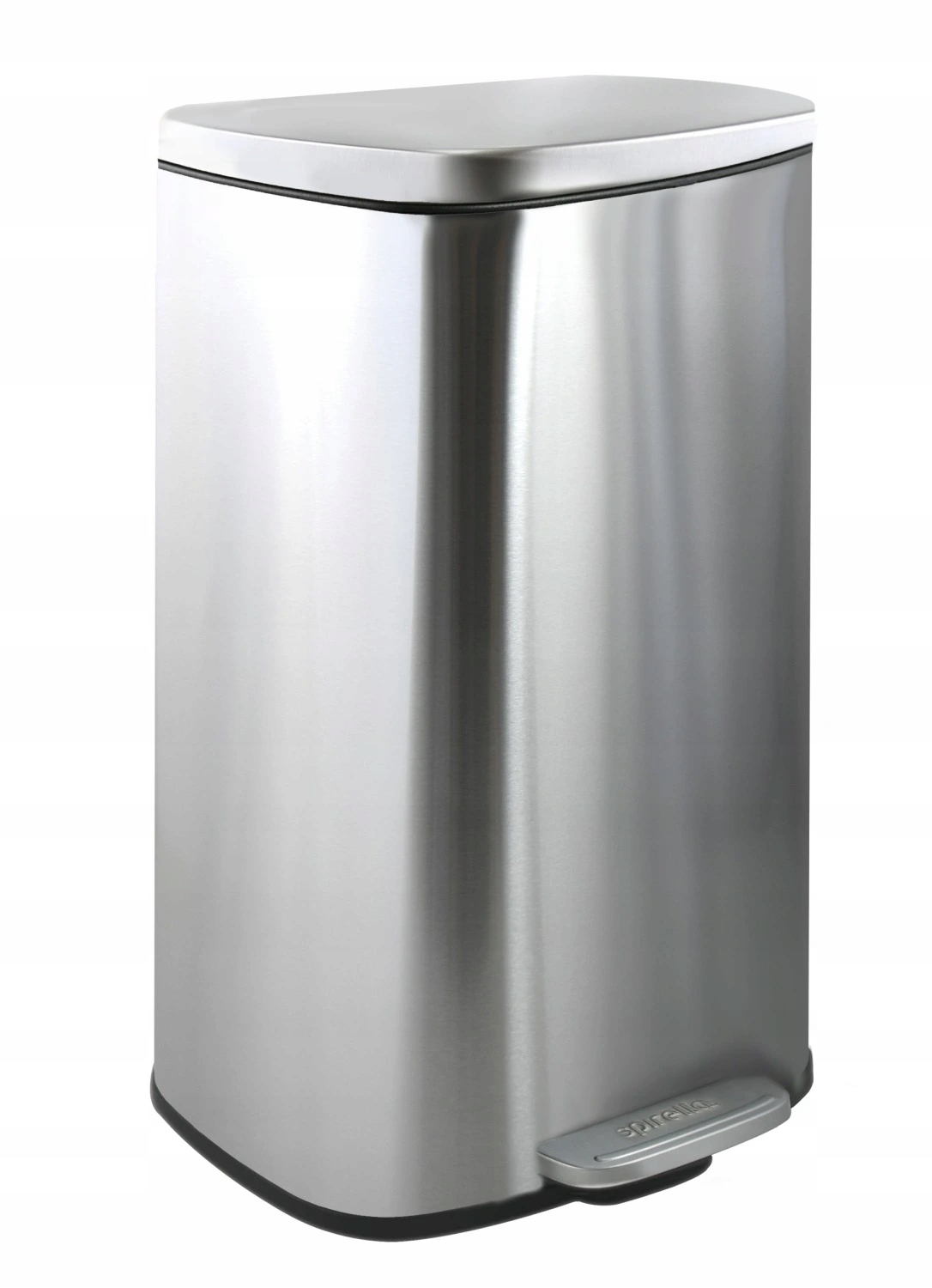 Levně Spirella pedálový odpadkový koš Akira, kartáčovaná nerez ocel, soft-close,