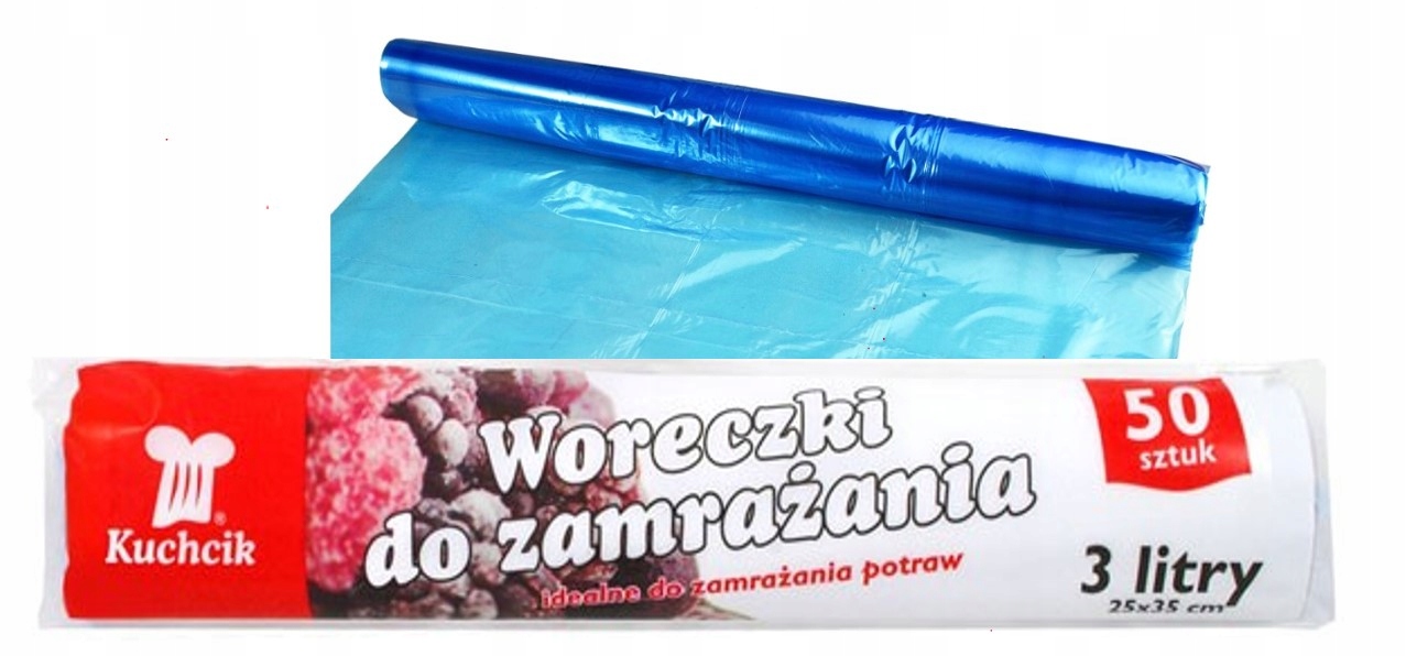 

Woreczki do zamrażania mrożenia Kuchcik 3L 50szt