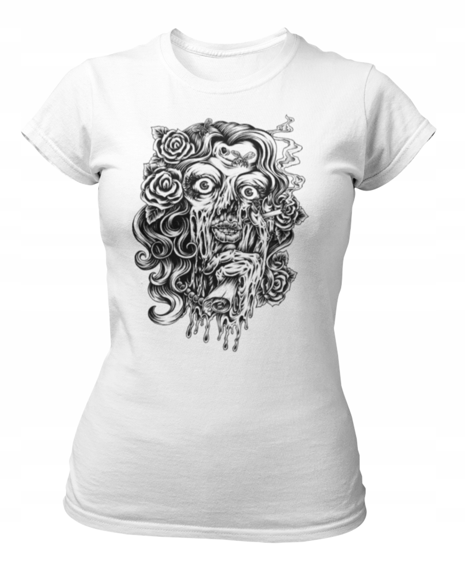 

Damska Koszulka T-shirt Lady Zombie XL