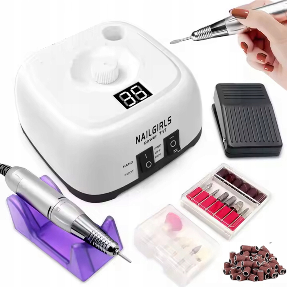 Bruska na nehty pro manikúru a pedikúru Mocná 220V Set
