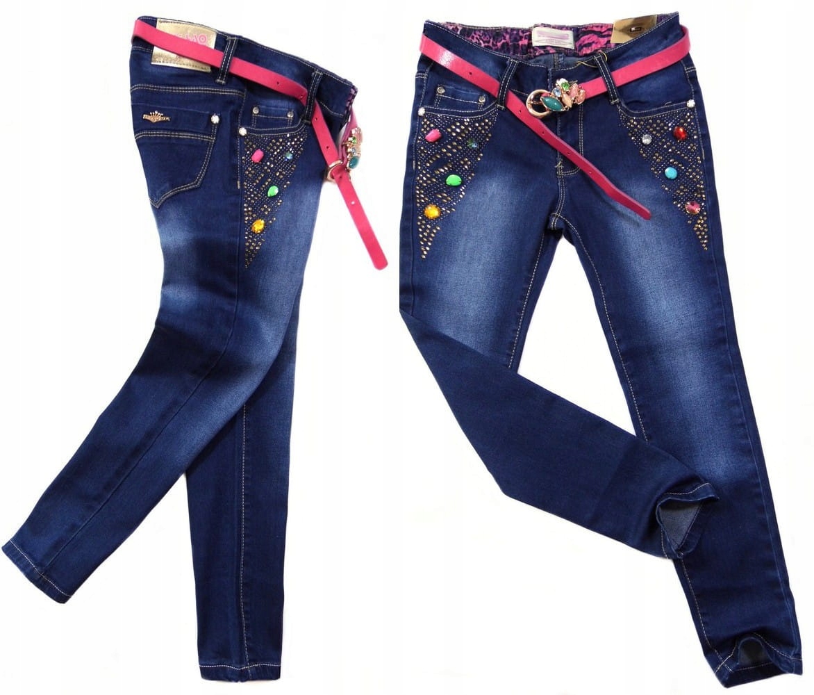 

elastyczne Spodnie jeans 5006 Mira 146 biżuteria