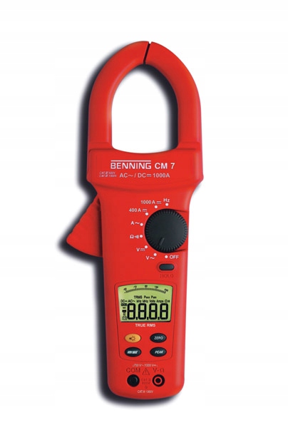 Merač prúdu Benning CM 7-kliešťový s príslušenstvom