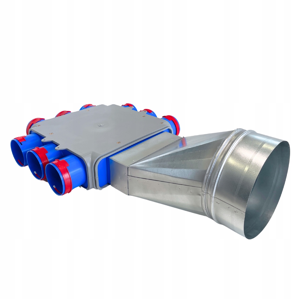 Rozvodová Skříň 9x75/200 Rekuperace Flex fi 75 Boční fi 200