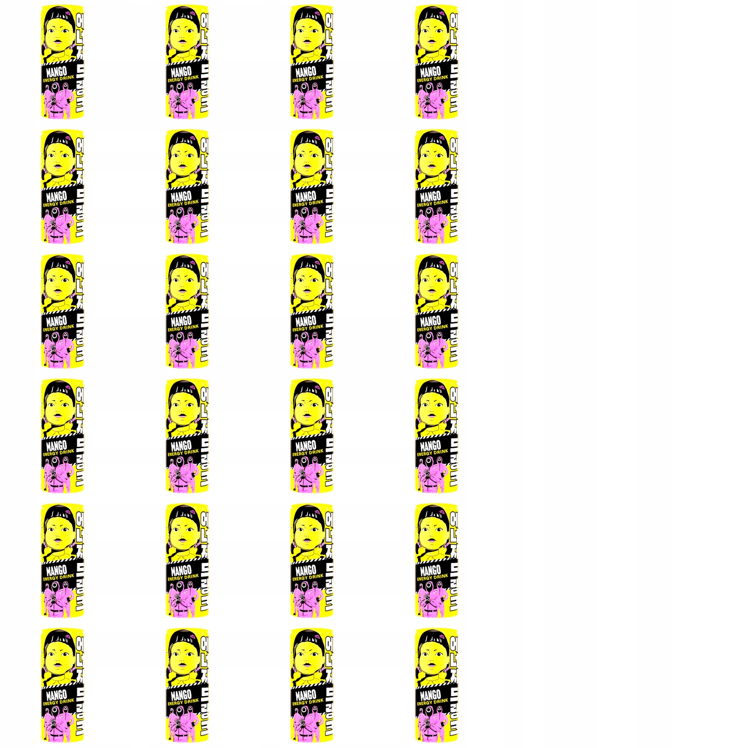 24x 250ml Squid Game napój energetyczny mango Zgrzewka