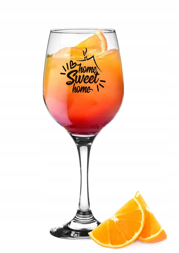 

Kieliszek Wino Drink Napój 250ml Home Sweet Home