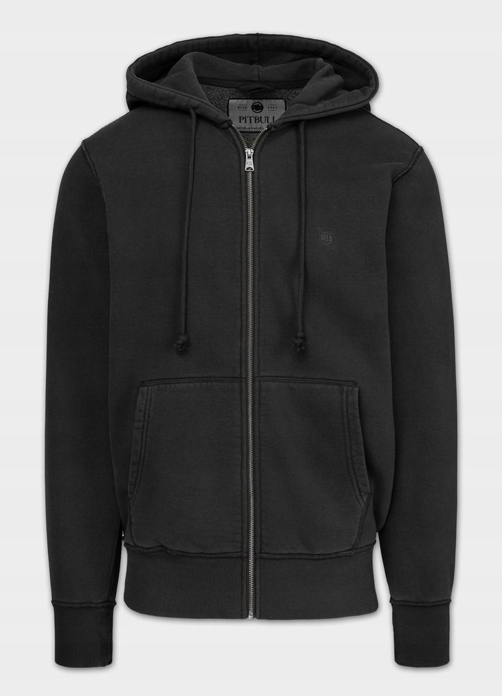 Pánská Rozepínací Mikina s kapucí Pitbull Washed Hackett Efekt praní