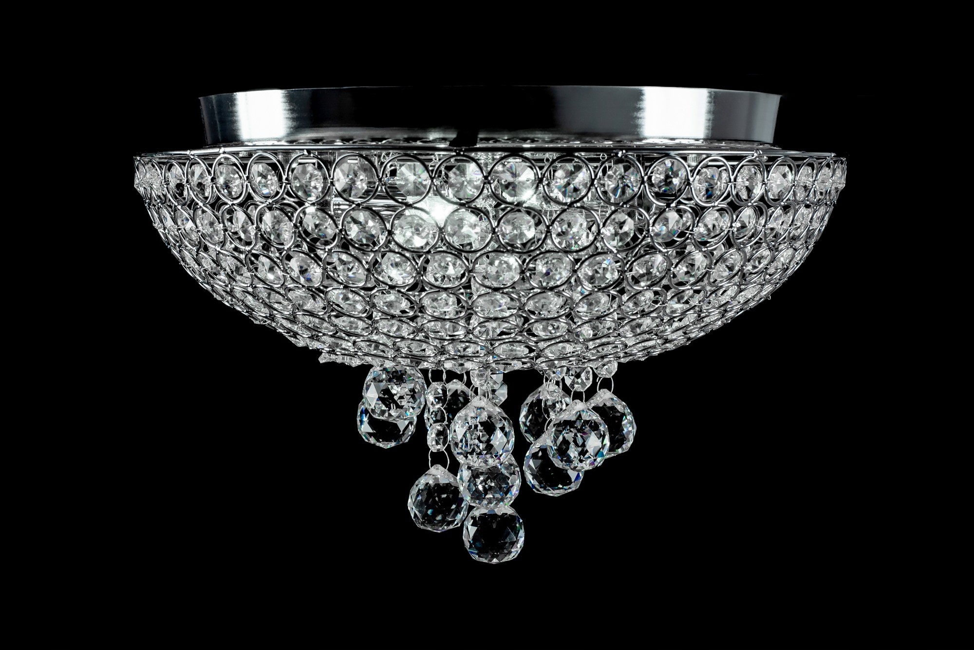 KRYSZTAŁOWA LAMPA SUFITOWA PLAFON GLAMOUR KRYSZTAŁ Kod producenta APP744-4C Cristal