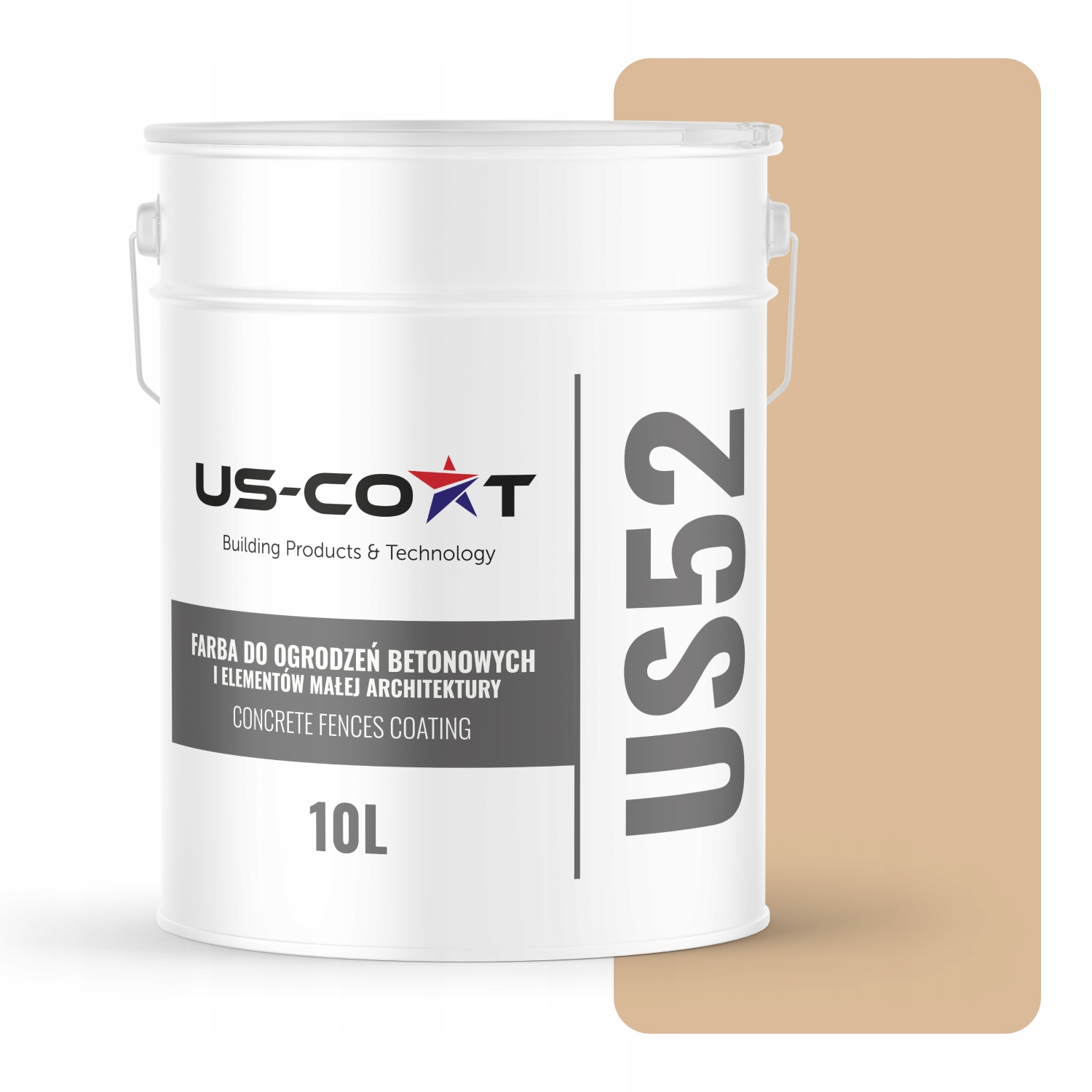 Farba Na Betón Na Maľovanie Plotov Betónová Farba Béžová F445 10L