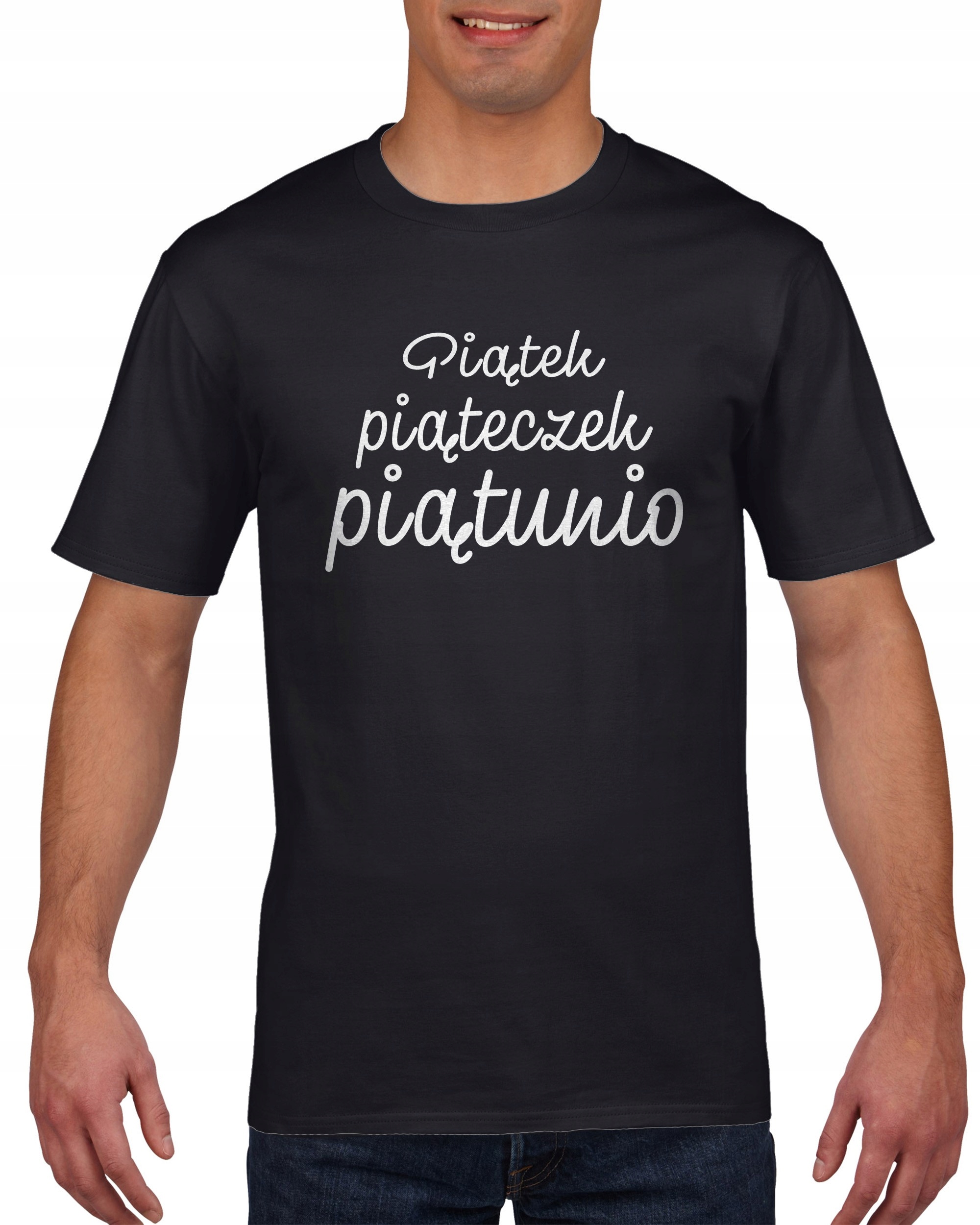 

Koszulka męska Piatek Piateczek Piatunio c L