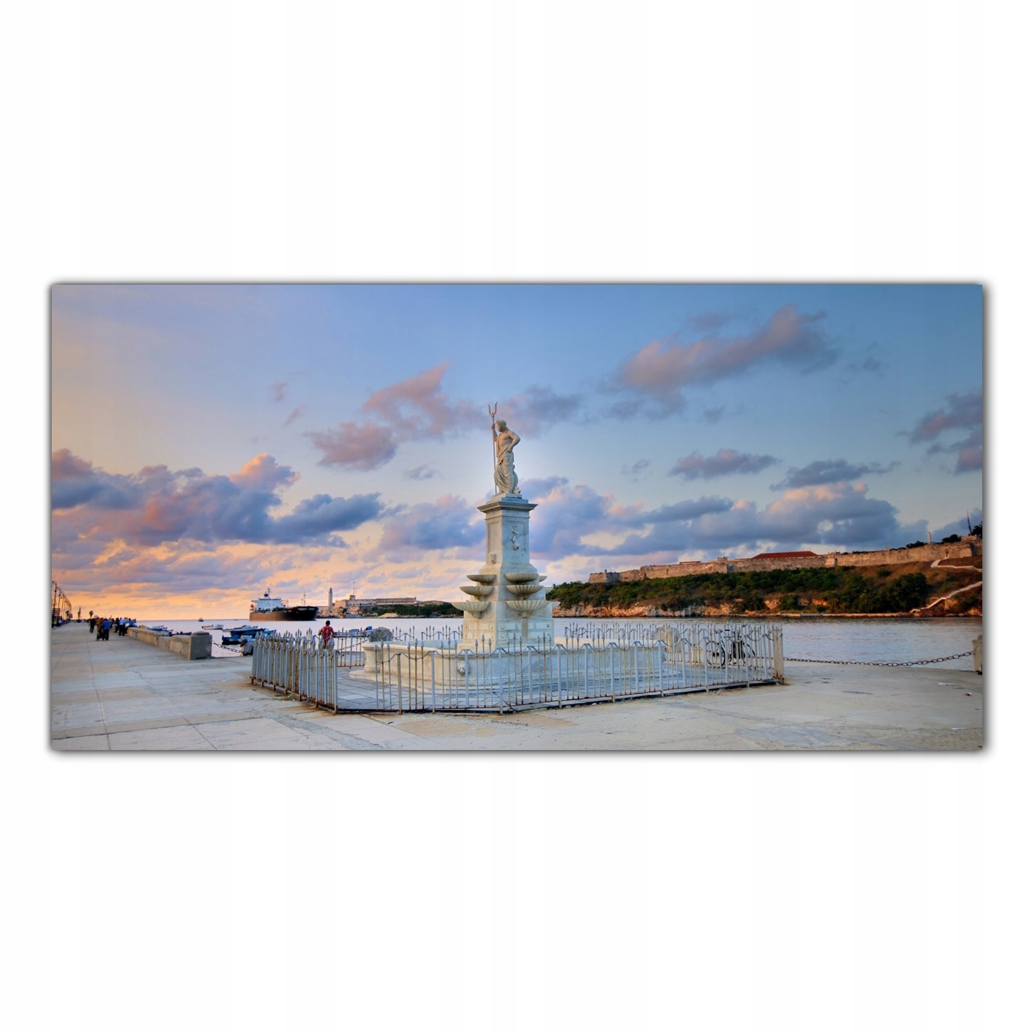 

Obraz na szkle Foto Statua Zatoka Neptun 100x50