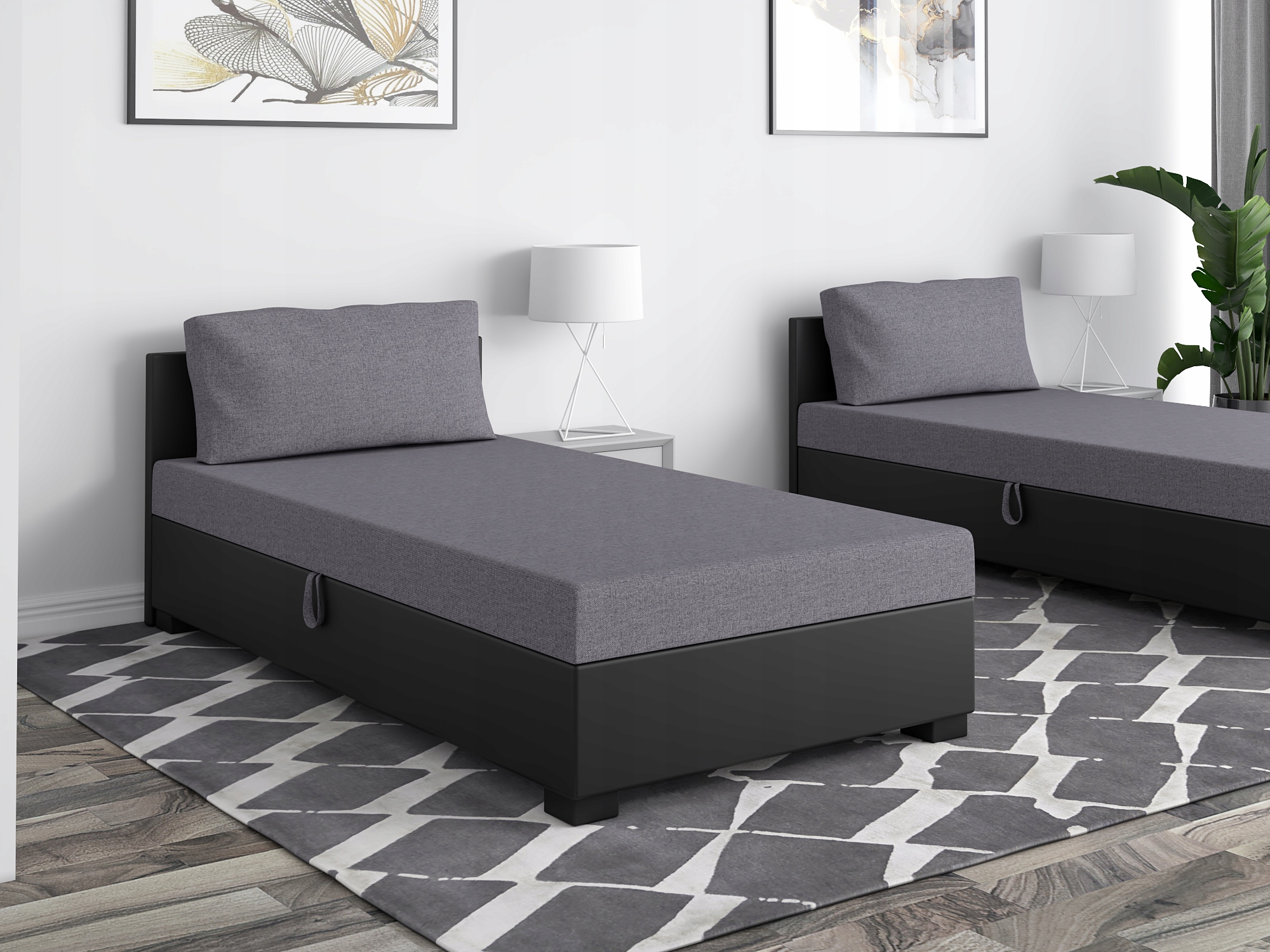 

Łóżko jednoosobowe Tapczan Pola 110 +poduszka