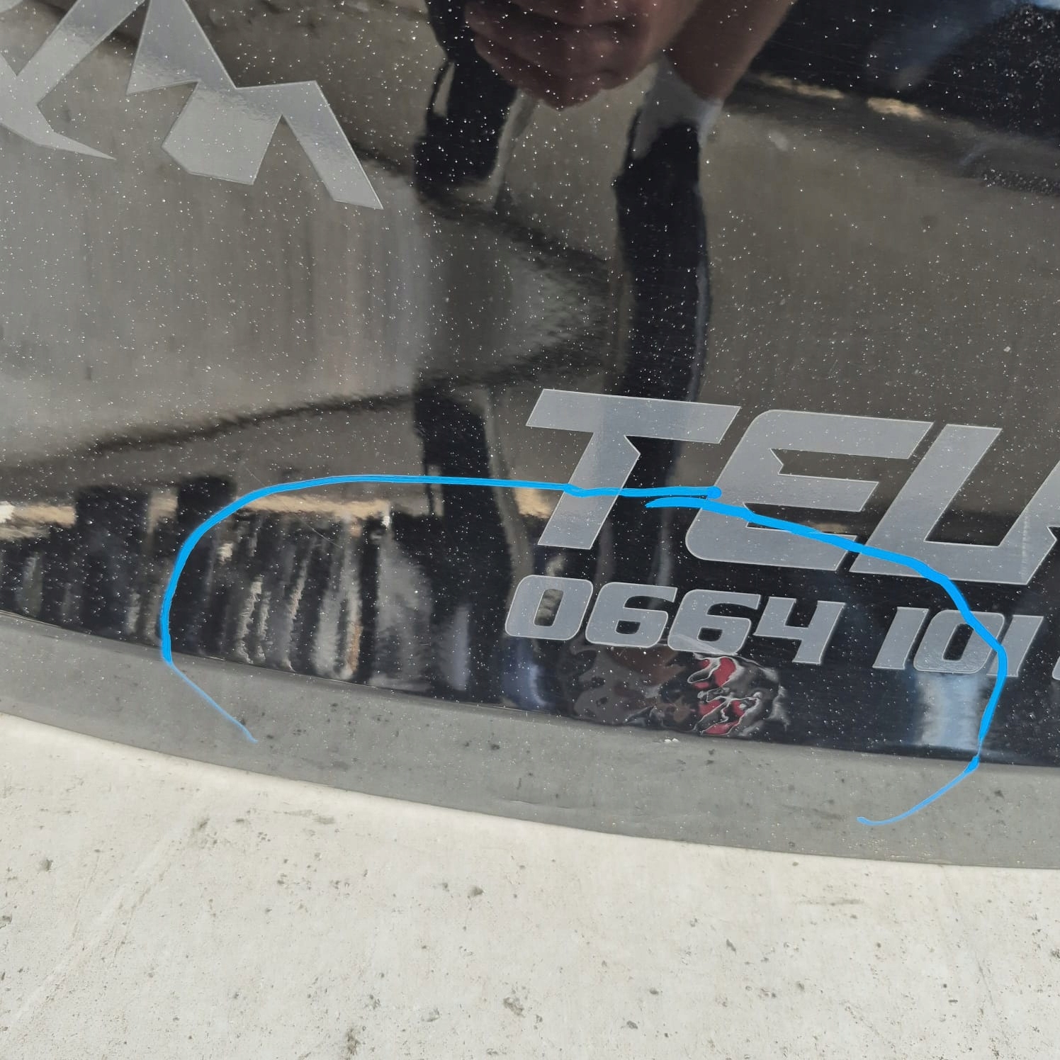 TESLA MODEL Y 20-> trunk door boot rear part rear