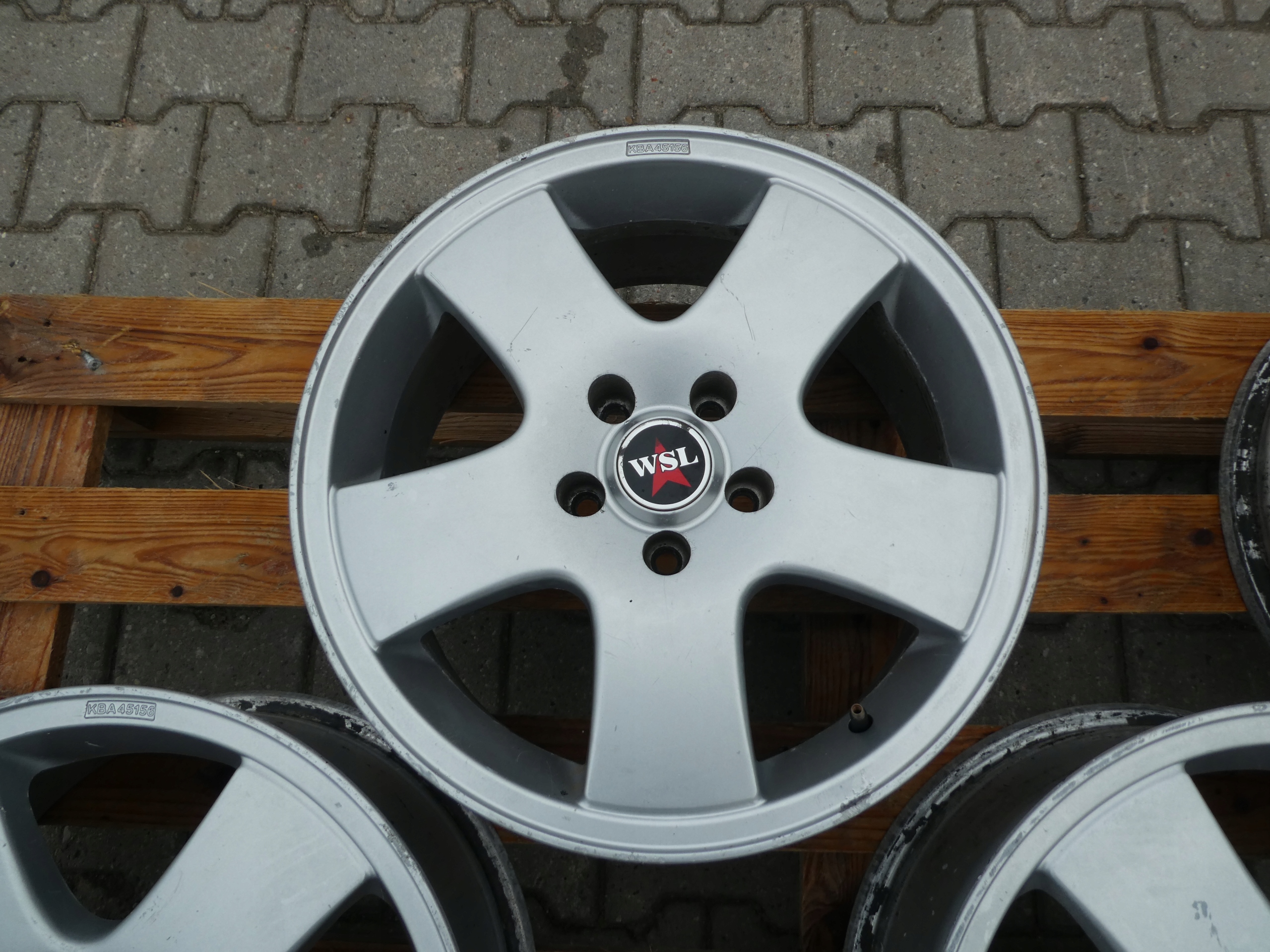 4X discs disc KBA 45156 5X112 VW SKODA SEAT AUDI 17CALI