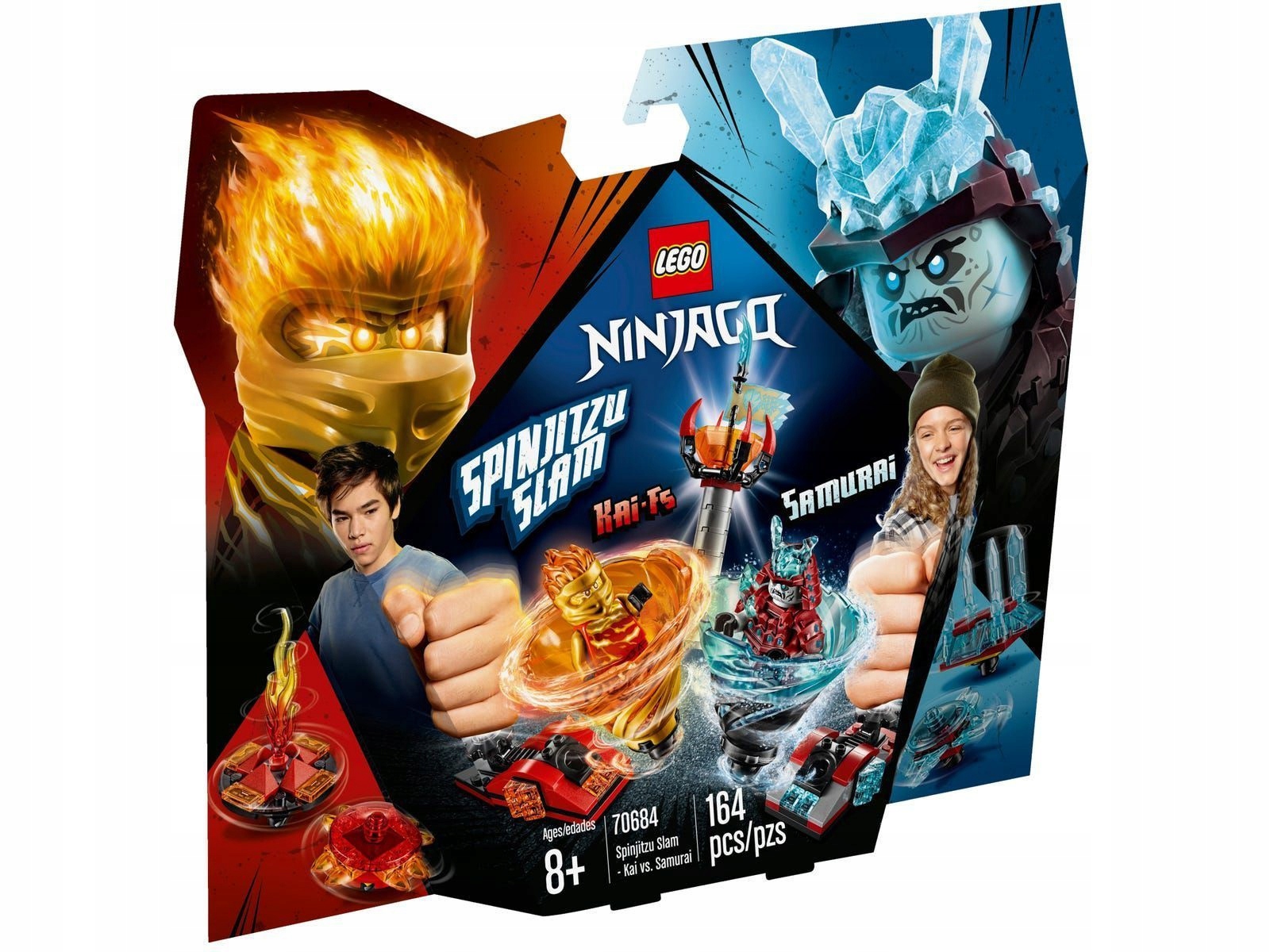 Lego Ninjago 70684 Potęga Spinjitzu Kai kontra samuraj