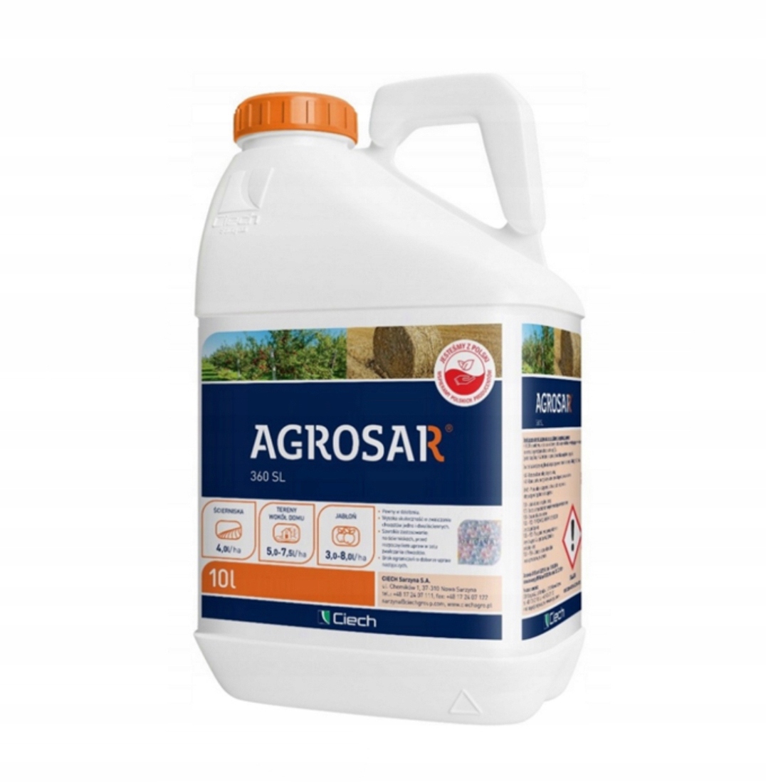 Oprysk na chwasty Agrosar 360 Sl 10L glifosat