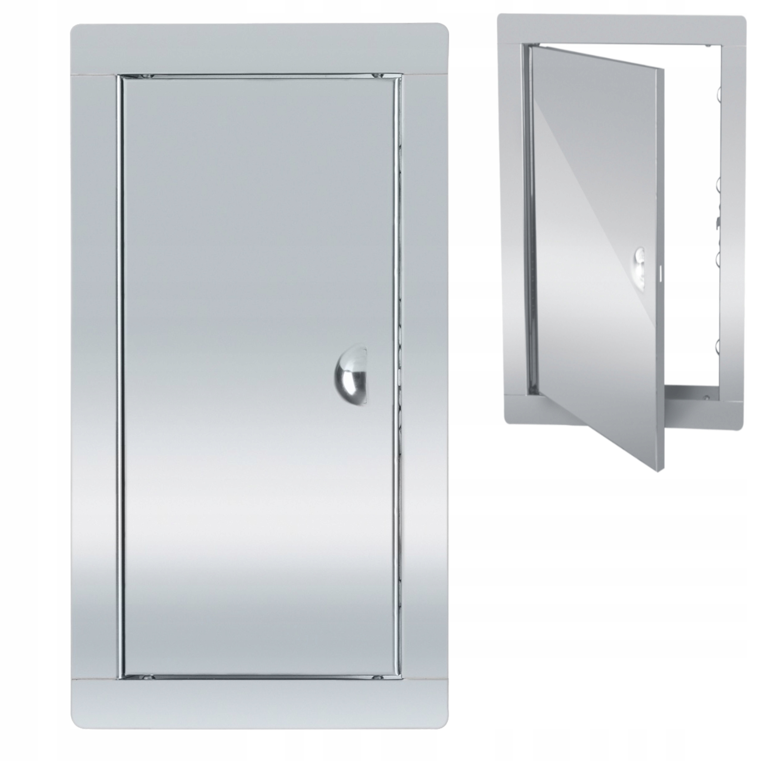 

Drzwiczki Rewizyjne Metalowe Zatrzask 20x40cm