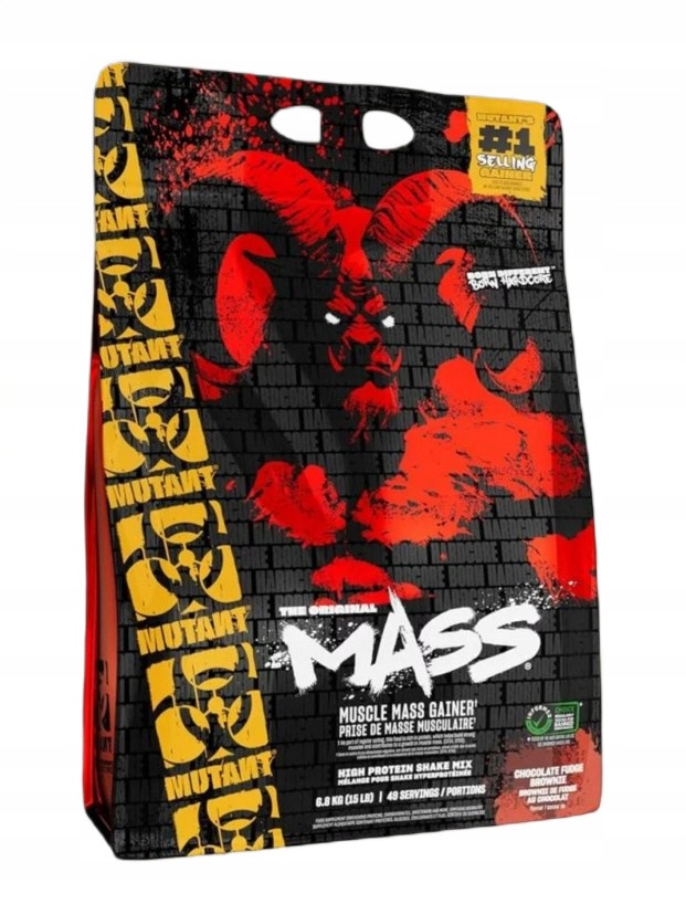 Mutant Mass Gainer Chocolate Fudge Brownie prášek 6800 g