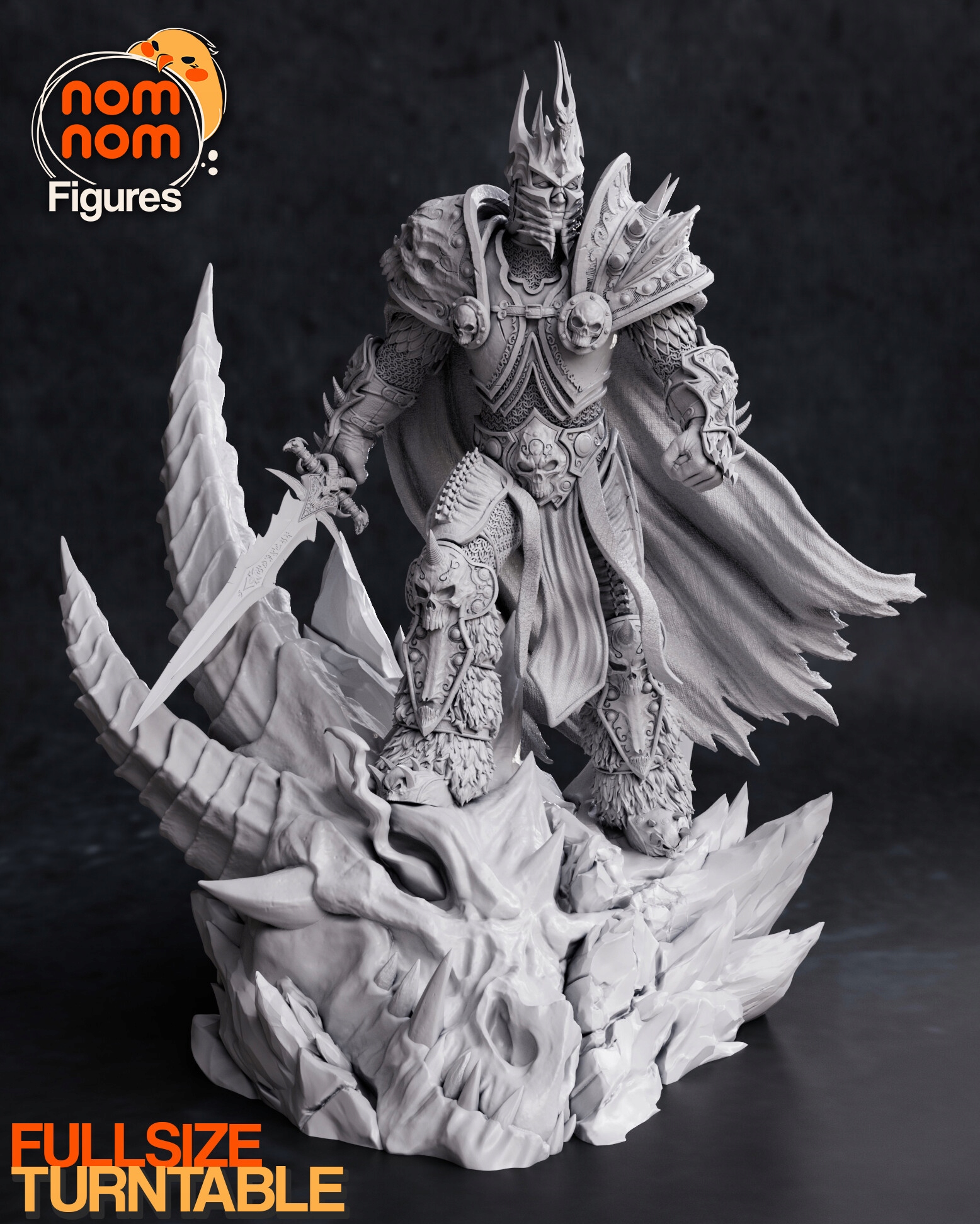 Figurka Arthas World of Warcraft NomNom Figures 3D tisk
