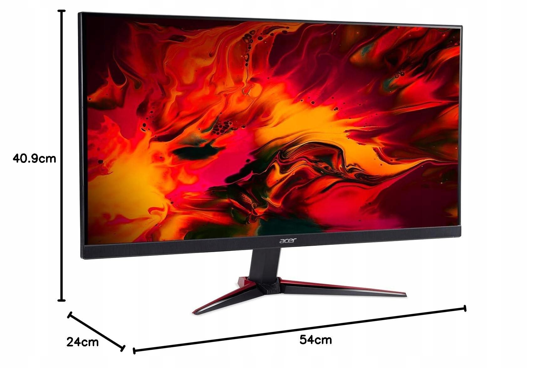 Acer ゲーミングモニター Nitro VG240　 23.8インチ Monitor LED Acer Nitro VG240Ybmiix 23,8 