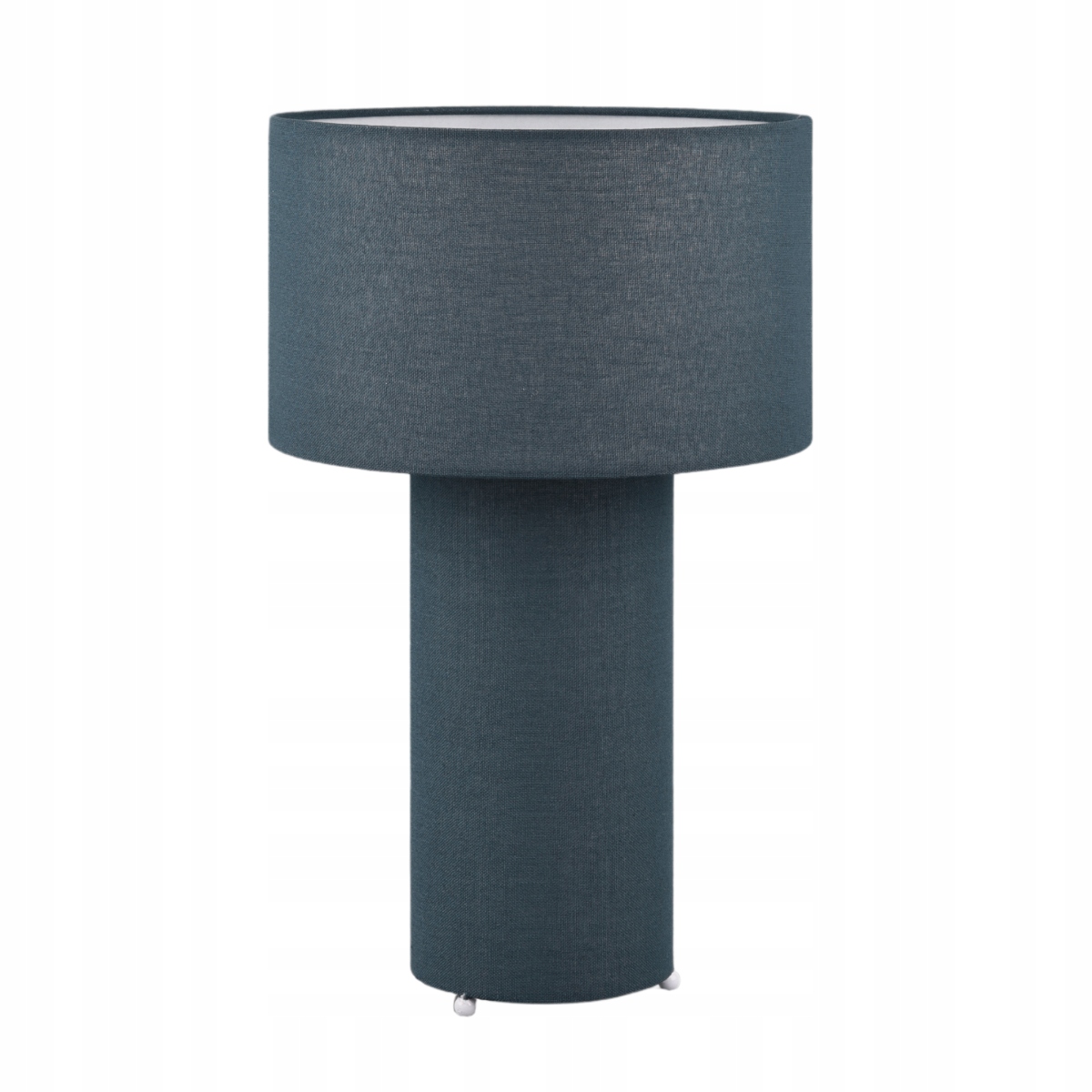 Stolová lampa z tkaniny modrá, 40 cm, do spálne, obývačky Trio