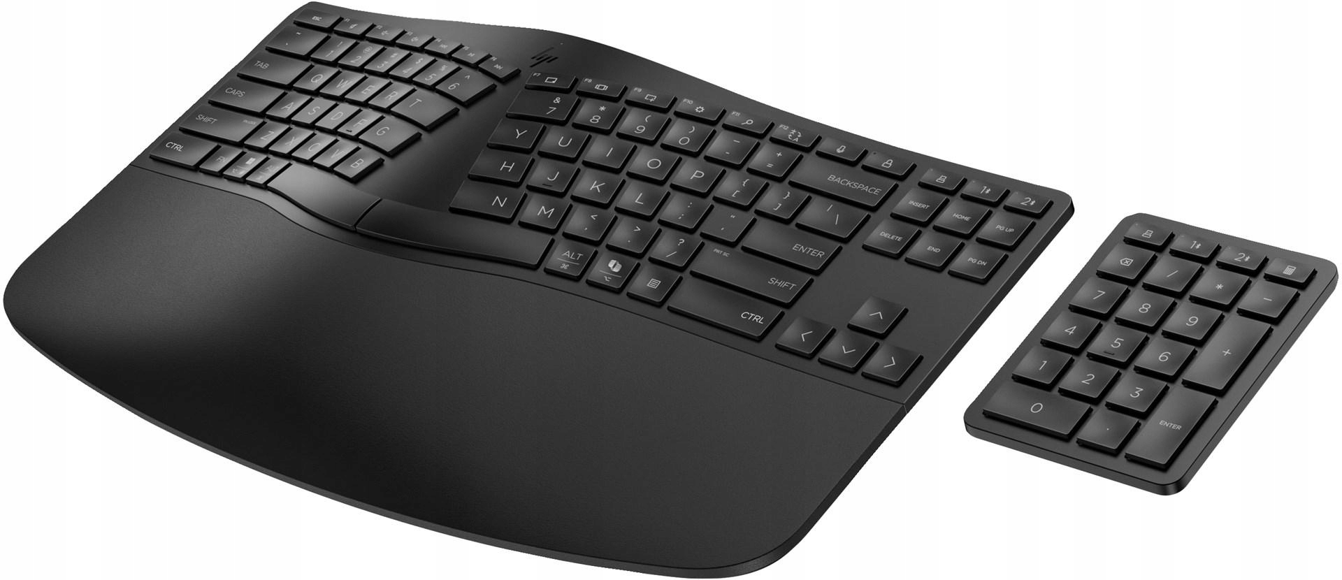Klawiatura Hp 960 Ergonomic Wireless Keyboard bezprzewodowa czarna 37E755AA