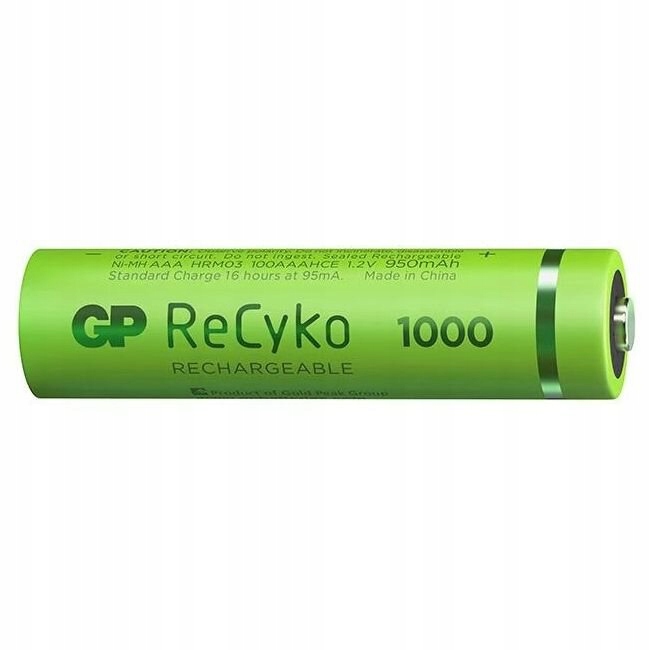 4x Akumulator R03 AAA GP Recyko+ New 1000 Series Marka GP