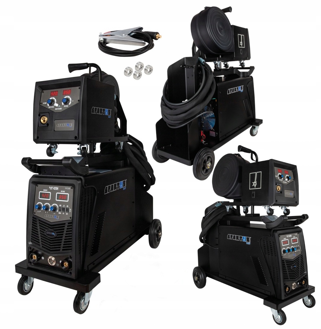 Spawarka Spartus Easymig 420H 400V 420A Półautomat Migomat Podajnik Wózek