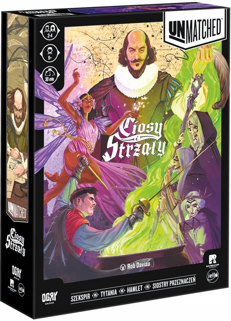 Unmached Ciosy i Strzały gra planszowa