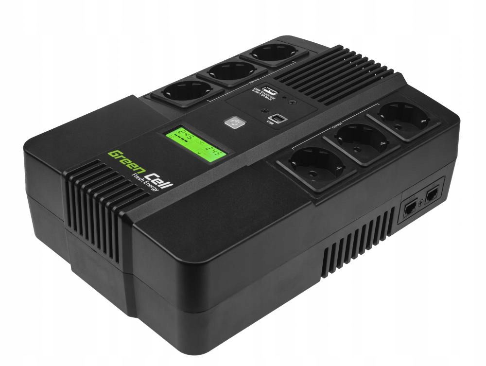 Ups Záložní Zdroj AiO Green Cell 800VA 480W AiO S LCD Displejem Ups