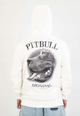 Mikina Pit Bull S Kapucí Midnight off white