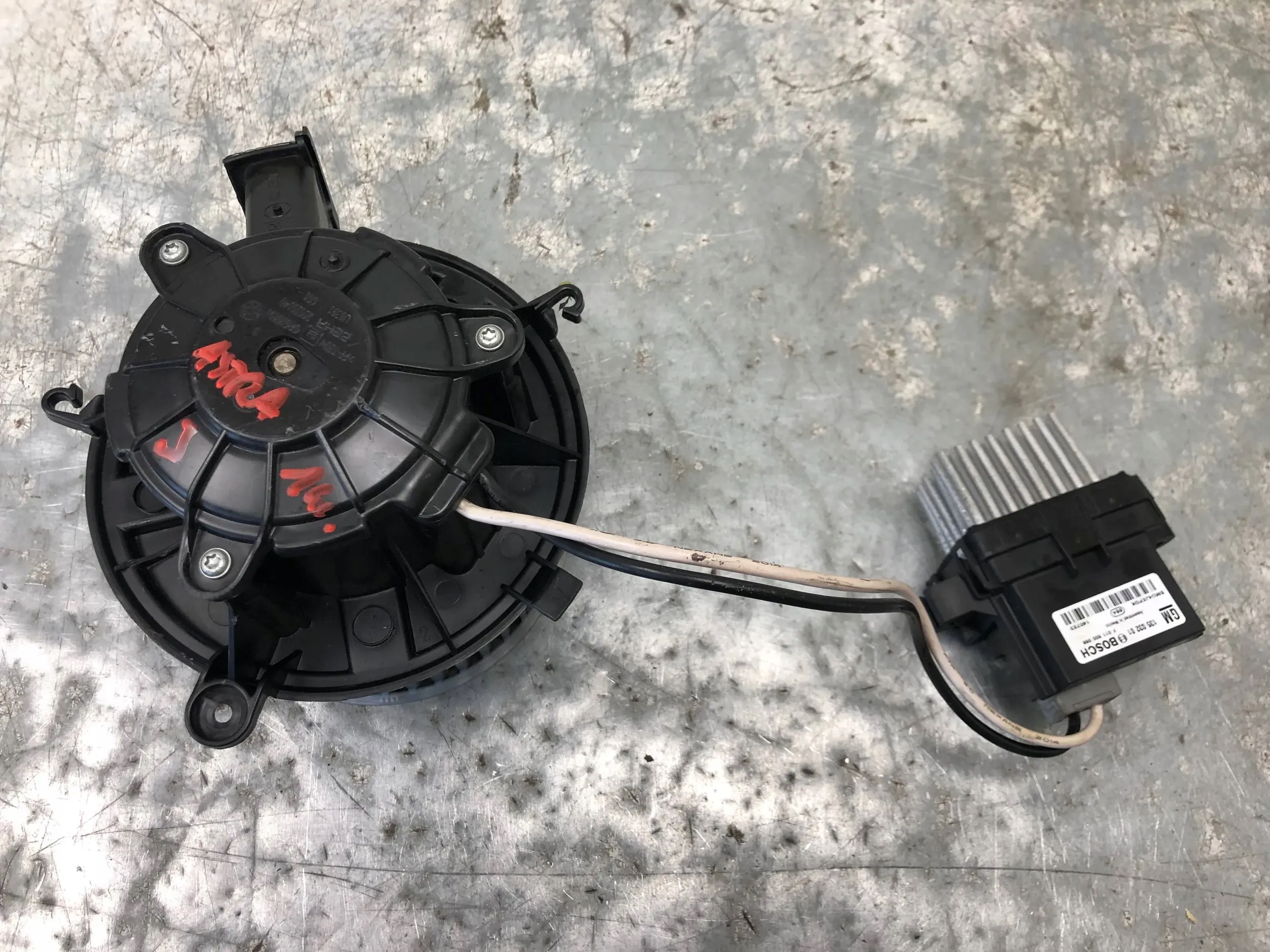 heating resistor, rheostat, regulator OPEL ASTRA J U7253002 13503201