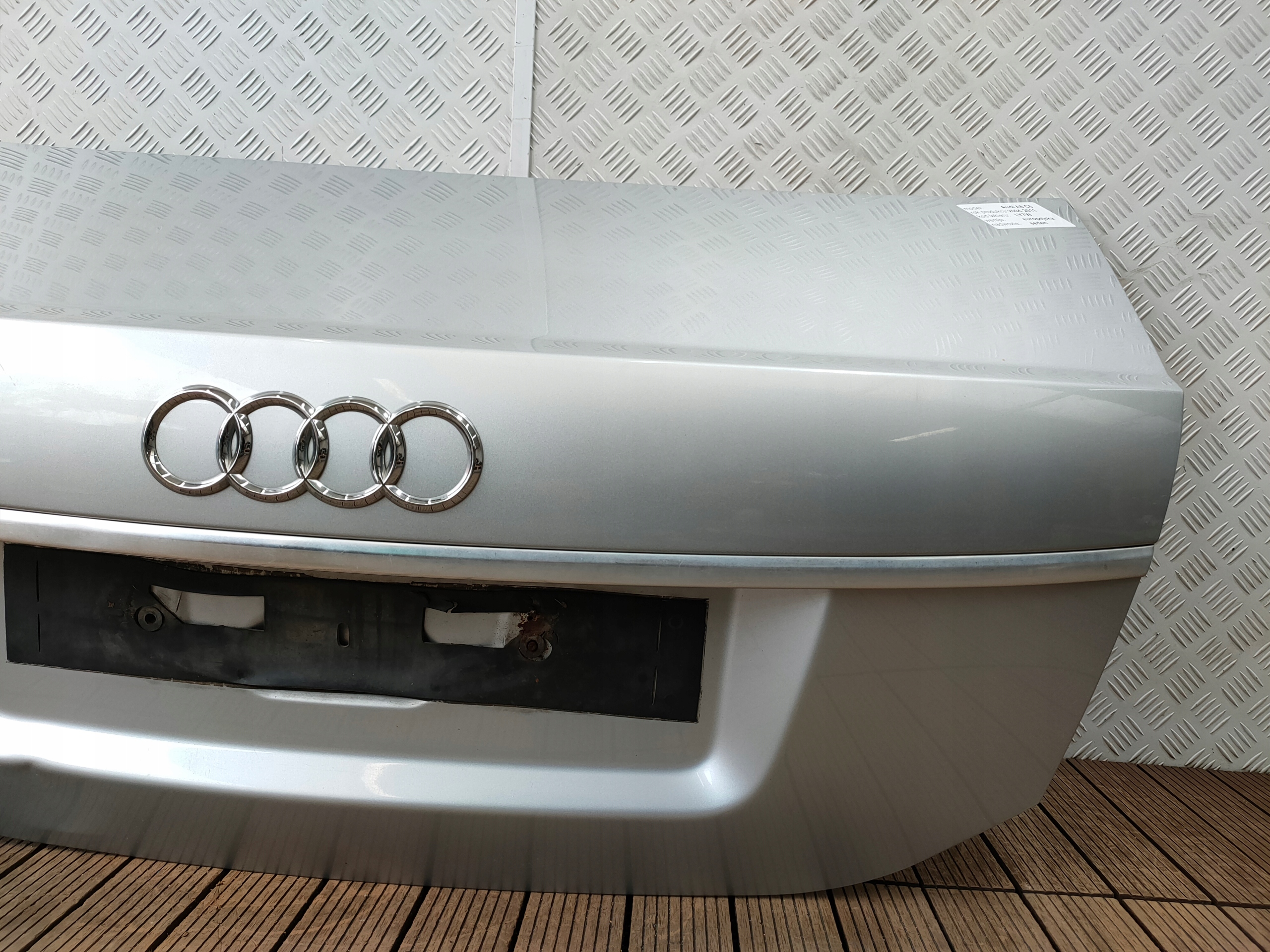 AUDI A6 C6 4F0 04-12 sedan boot doors boot rear part colour LY7W