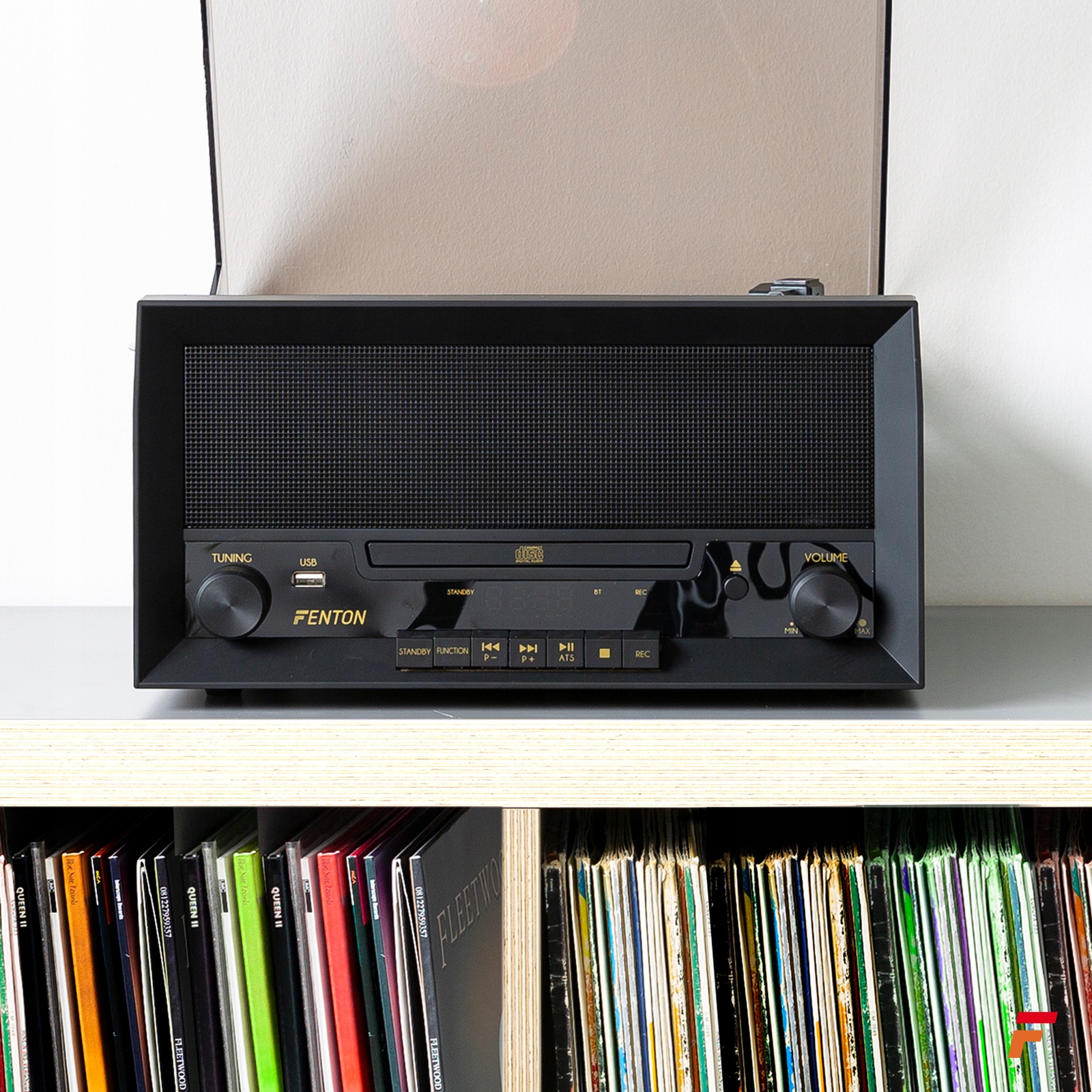 Gramofon Wieża Bluetooth CD USB nagrywarka+ winyl Załączone wyposażenie 2x głośniki