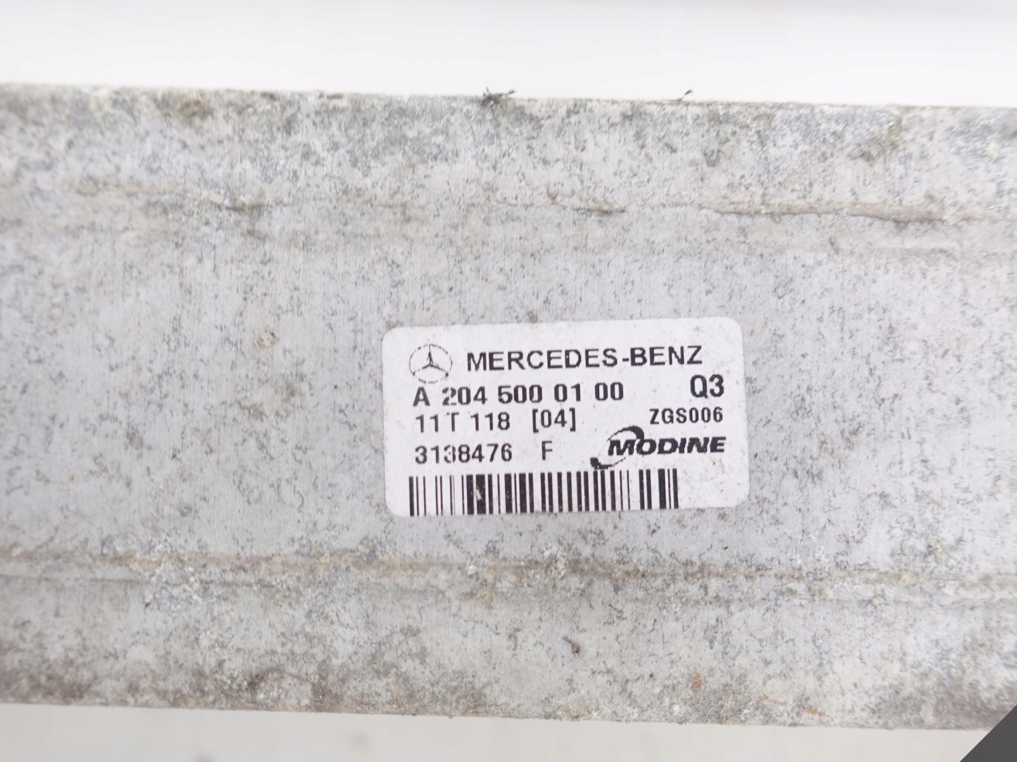 MERCEDES E 212 207 C 204 GLK SLK 172 intercooler