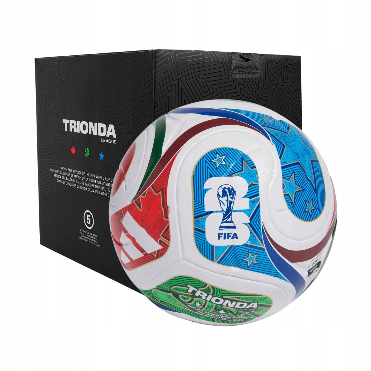 Fotbalový míč adidas World Cup 26 Trionda League Box JD8045 5