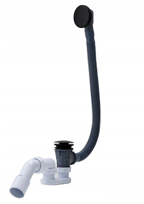 Oltens Fusa Sifon vanový klik-klak Černý 03002300